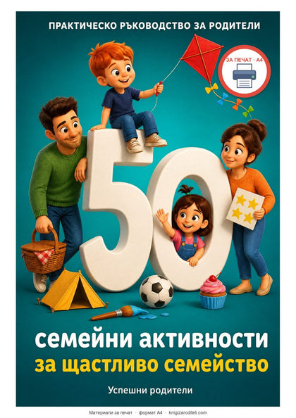 50 семейни активности за щастливо семейство — корица