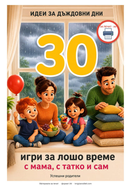 30 игри за лошо време — корица
