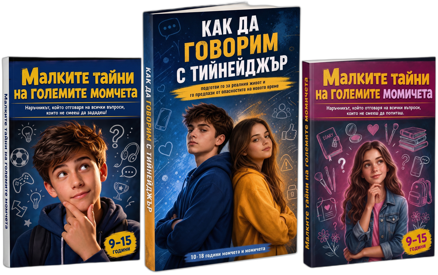 Как да говорим с тийнейджър + Комплект Пубертет (3 книги)
